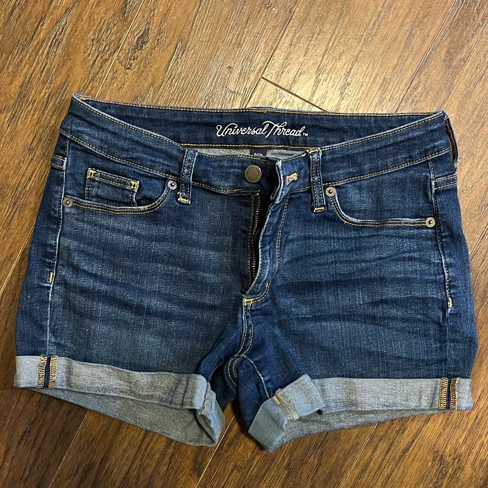 Size 4 cuffed jean shorts